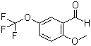 structure of CAS# 145742-65-0, 2-Methoxy-5-(trifluoromethoxy)benzaldehyde