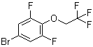 5-Bromo-1,3-difluoro-2-(2,2,2-trifluoroethoxy)benzene molecular structure (CAS 145767-78-8)