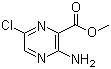 结构式 CAS# 1458-03-3, 3-氨基-6-氯吡嗪-2-甲酸甲酯