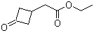 3-Oxocyclobutaneacetic acid ethyl ester molecular structure (CAS 145822-90-8)