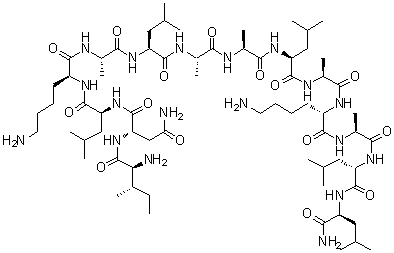 Mastoparan 7 molecular structure (CAS 145854-59-7)