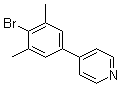 4-(4-Bromo-3,5-dimethylphenyl)pyridine molecular structure (CAS 1458655-85-0)