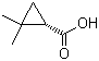 (S)-(+)-2,2-Dimethylcyclopropanecarboxylic acid molecular structure (CAS 14590-53-5)