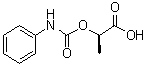 (R)-2-[(Phenylamino)carbonyloxy]propionic acid molecular structure (CAS 145987-00-4)
