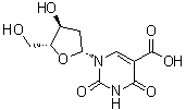 5-羧基-2'-脱氧尿苷分子结构 (CAS 14599-46-3)