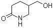 structure of CAS# 146059-77-0, 5-(Hydroxymethyl)piperidin-2-one;5-Hydroxymethyl-2-piperidone