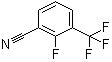 2-Fluoro-3-(trifluoromethyl)benzonitrile molecular structure (CAS 146070-35-1)