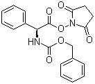 Cbz-L-Phenylglycine N-hydroxysuccinimide ester molecular structure (CAS 146118-22-1)