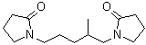 1,5-Bis(2-oxopyrrolidin-1-yl)-2-methylpentane molecular structure (CAS 146453-62-5)