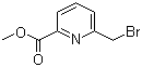 2-Bromomethyl-6-pyridinecarboxylic acid methyl ester molecular structure (CAS 146462-25-1)