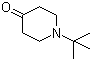 1-叔丁基哌啶-4-酮分子结构 (CAS 1465-76-5)
