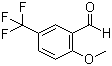 结构式 CAS# 146539-83-5, 2-甲氧基-5-(三氟甲基)苯甲醛