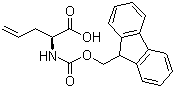 (S)-N-Fmoc-Allylglycine molecular structure (CAS 146549-21-5)