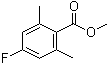 结构式 CAS# 14659-60-0, 4-氟-2,6-二甲基苯甲酸甲酯