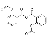 Aspirin anhydride molecular structure (CAS 1466-82-6)
