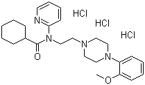 WAY 100635 hydrochloride molecular structure (CAS 146714-97-8)