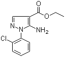 结构式 CAS# 14678-86-5, 5-氨基-1-(2-氯苯基)-1H-吡唑-4-甲酸乙酯