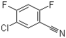 结构式 CAS# 146780-26-9, 5-氯-2,4-二氟苯腈