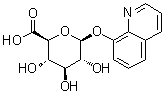 结构式 CAS# 14683-61-5, 8-喹啉基 beta-D-吡喃葡糖苷酸