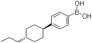 结构式 CAS# 146862-02-4, 4-(反式-4-丙基环己基)苯硼酸