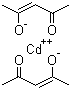 乙酰丙酮镉分子结构 (CAS 14689-45-3)