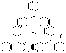 结构式 CAS# 14694-95-2, 三苯基膦氯化铑; 三苯基膦氯铑