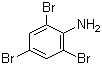 结构式 CAS# 147-82-0, 2,4,6-三溴苯胺