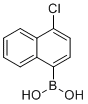 (4-氯萘-1-基)硼酸分子结构 (CAS 147102-97-4)