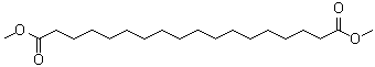 Octadecanedioic acid dimethyl ester molecular structure (CAS 1472-93-1)