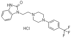 结构式 CAS# 147359-76-0, 氟班色林盐酸盐