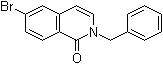 6-Bromo-2-(phenylmethyl)-1(2H)-isoquinolinone molecular structure (CAS 147497-41-4)