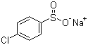 structure of CAS# 14752-66-0, Sodium 4-chlorobenzene sulfinate;4-Chlorobenzenesulfinic acid sodium salt