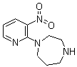 structure of CAS# 147539-29-5, 1-(3-Nitropyridin-2-yl)-1,4-diazepane;Hexahydro-1-(3-nitro-2-pyridinyl)-1H-1,4-diazepine