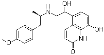 Carmoterol molecular structure (CAS 147568-66-9)
