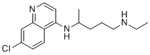 去乙基氯喹分子结构 (CAS 1476-52-4)