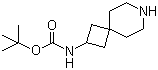N-7-Azaspiro[3.5]non-2-yl-carbamic acid tert-butyl ester molecular structure (CAS 147611-03-8)