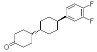 反式-4'-(3,4-二氟苯基)-[1,1'-联环己基]-4-酮分子结构 (CAS 147622-85-3)