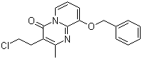 3-(2-Chloroethyl)-2-methyl-9-benzyloxy-4H-pyrido[1,2-a]pyrimidin-4-one molecular structure (CAS 147687-17-0)