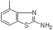 结构式 CAS# 1477-42-5, 2-氨基-4-甲基苯并噻唑