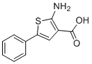 structure of CAS# 14770-84-4, 2-Amino-5-phenylthiophene-3-carboxylic acid