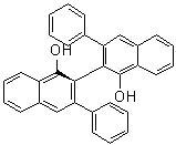 (2R)-3,3'-二苯基[2,2'-联萘]-1,1'-二醇分子结构 (CAS 147702-13-4)
