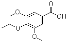 结构式 CAS# 14779-44-3, 3,5-二甲氧基-4-乙氧基苯甲酸