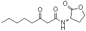 structure of CAS# 147795-39-9, 3-Oxo-N-[(3S)-tetrahydro-2-oxo-3-furanyl]octanamide;N-(3-Oxooctanoyl)-L-homoserine lactone; N-(3-Oxooctanoyl-L-homoserine lactone); N-beta-Oxooctanoyl-L-homoserine lactone