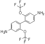 4,4'-Diamino-2,2'-bis(trifluoromethoxy)benzidine molecular structure (CAS 147835-68-5)