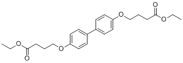 4,4'-[[1,1'-联苯]-4,4'-二基双(氧基)]双-丁酸二乙基酯分子结构 (CAS 147839-01-8)