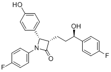 结构式 CAS# 1478664-18-4, 依折麦布(SSR)-异构体