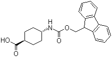 trans-4-(Fmoc-amino)cyclohexanecarboxylic acid molecular structure (CAS 147900-45-6)