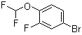 structure of CAS# 147992-27-6, 4-Bromo-1-(difluoromethoxy)-2-fluorobenzene