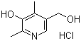 4-Deoxypyridoxine hydrochloride molecular structure (CAS 148-51-6)