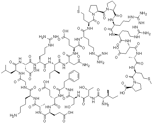 Calcineurin autoinhibitory peptide molecular structure (CAS 148067-21-4)
